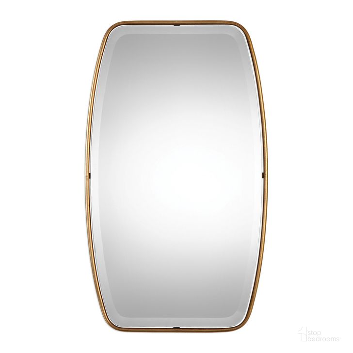 The appearance of Uttermost Canillo Antiqued Gold Mirror designed by Uttermost in the modern / contemporary interior design. This gold piece of furniture  was selected by 1StopBedrooms from Canillo Collection to add a touch of cosiness and style into your home. Sku: 09145. Product Type: Mirror. Material: MDF. Image1