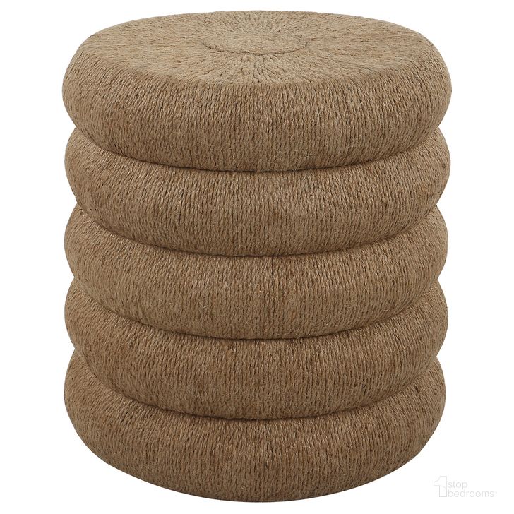 The appearance of Uttermost Capitan Braided Rope Side Table designed by Uttermost in the transitional interior design. This natural piece of furniture  was selected by 1StopBedrooms from Capitan Collection to add a touch of cosiness and style into your home. Sku: 22883. Product Type: Side Table. Material: MDF. Image1