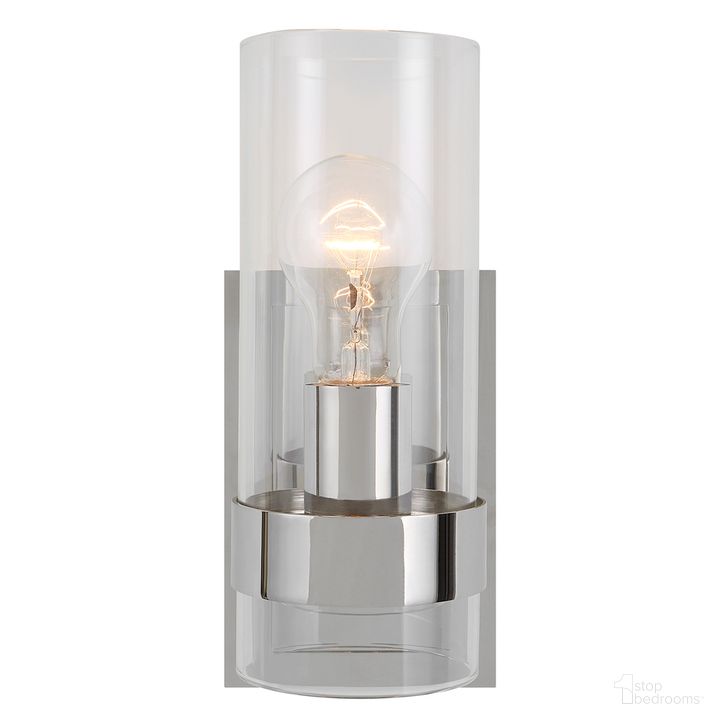 The appearance of Uttermost Cardiff Nickel 1 Light Cylinder Sconce designed by Uttermost in the modern / contemporary interior design. This nickel piece of furniture  was selected by 1StopBedrooms from Cardiff Collection to add a touch of cosiness and style into your home. Sku: 22550. Material: Steel. Product Type: Wall Sconce. Image1