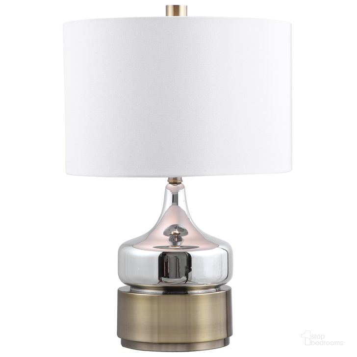 The appearance of Uttermost Como Chrome Table Lamp designed by Uttermost in the modern / contemporary interior design. This chrome piece of furniture  was selected by 1StopBedrooms from  to add a touch of cosiness and style into your home. Sku: 28337-1. Material: Metal. Product Type: Table Lamp. Image1