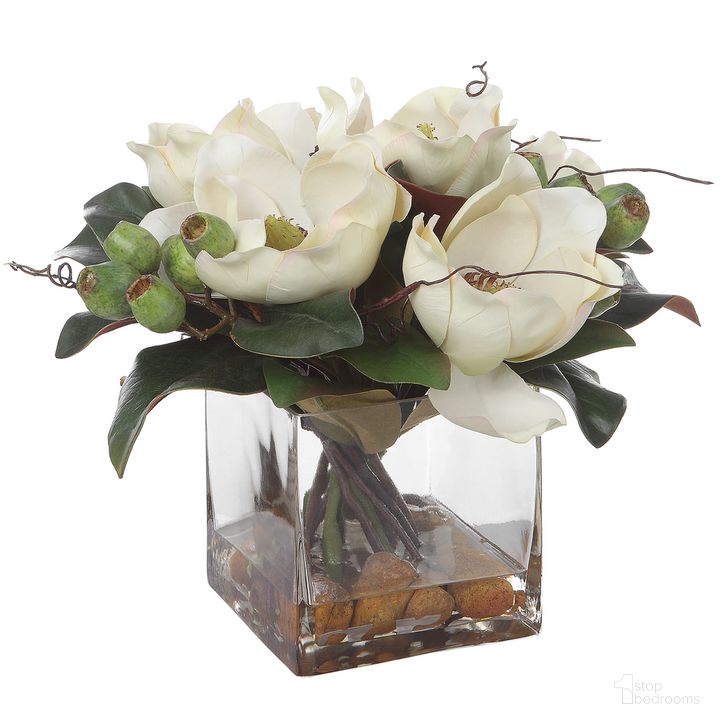 The appearance of Uttermost Dobbins Magnolia Bouquet designed by Uttermost in the traditional interior design. This natural piece of furniture  was selected by 1StopBedrooms from Dobbins Magnolia Collection to add a touch of cosiness and style into your home. Sku: 60197. Product Type: Decorative Accessory. Material: Foam. Image1