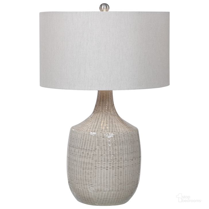 The appearance of Uttermost Felipe Gray Table Lamp designed by Uttermost in the modern / contemporary interior design. This gray piece of furniture  was selected by 1StopBedrooms from Felipe Collection to add a touch of cosiness and style into your home. Sku: 28205-1. Product Type: Table Lamp. Material: Iron. Image1