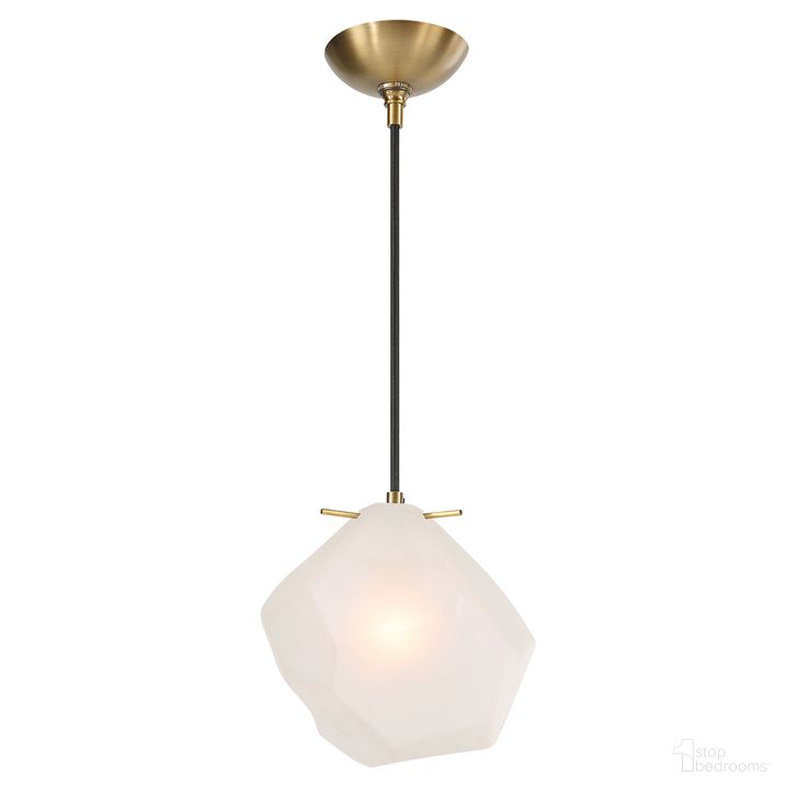 The appearance of Uttermost Geodesic 1 Light Mini Pendant designed by Uttermost in the modern / contemporary interior design. This antique brass piece of furniture  was selected by 1StopBedrooms from Geodesic Collection to add a touch of cosiness and style into your home. Sku: 21576. Product Type: Pendant Lighting. Material: Metal/Glass. Image1