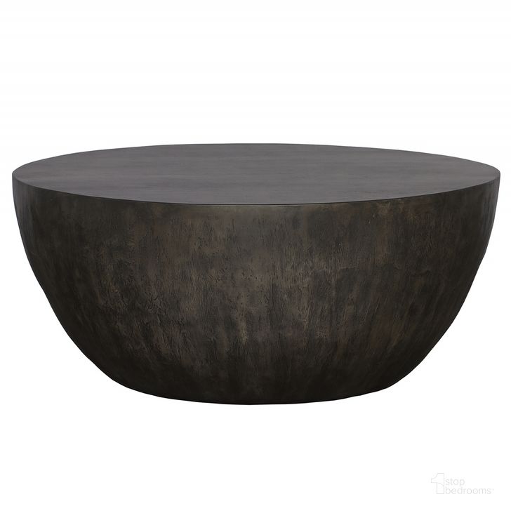 The appearance of Uttermost Lark Round Wood Coffee Table designed by Uttermost in the modern / contemporary interior design. This wood piece of furniture  was selected by 1StopBedrooms from  to add a touch of cosiness and style into your home. Sku: 25433. Product Type: Coffee Table. Material: MDF. Image1