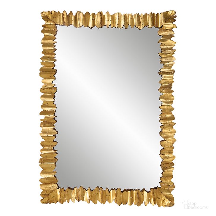 The appearance of Uttermost Lev Antique Gold Mirror designed by Uttermost in the modern / contemporary interior design. This gold piece of furniture  was selected by 1StopBedrooms from Lev Collection to add a touch of cosiness and style into your home. Sku: 09825. Material: MDF. Product Type: Accent Mirror. Image1