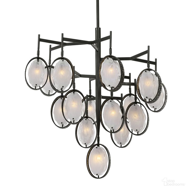 The appearance of Uttermost Maxin 15 Light Large Bronze Chandelier designed by Uttermost in the modern / contemporary interior design. This bronze piece of furniture  was selected by 1StopBedrooms from Maxin Collection to add a touch of cosiness and style into your home. Sku: 21344. Material: Glass. Product Type: Chandelier. Image1