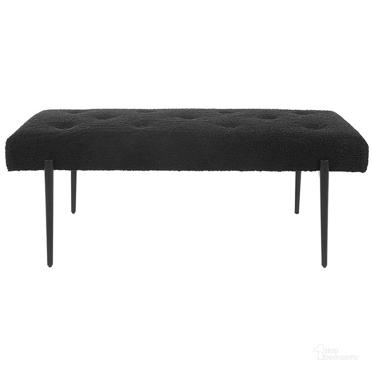 The appearance of Uttermost Olivier Modern Black Bench designed by Uttermost in the modern / contemporary interior design. This black piece of furniture  was selected by 1StopBedrooms from Olivier Collection to add a touch of cosiness and style into your home. Sku: 23719. Product Type: Bench. Material: Plywood. Image1