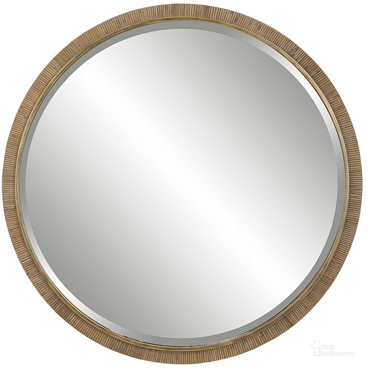 The appearance of Uttermost Paradise Round Rattan Mirror designed by Uttermost in the traditional interior design. This wood piece of furniture  was selected by 1StopBedrooms from Paradise Collection to add a touch of cosiness and style into your home. Sku: 09849. Material: MDF. Product Type: Accent Mirror. Image1