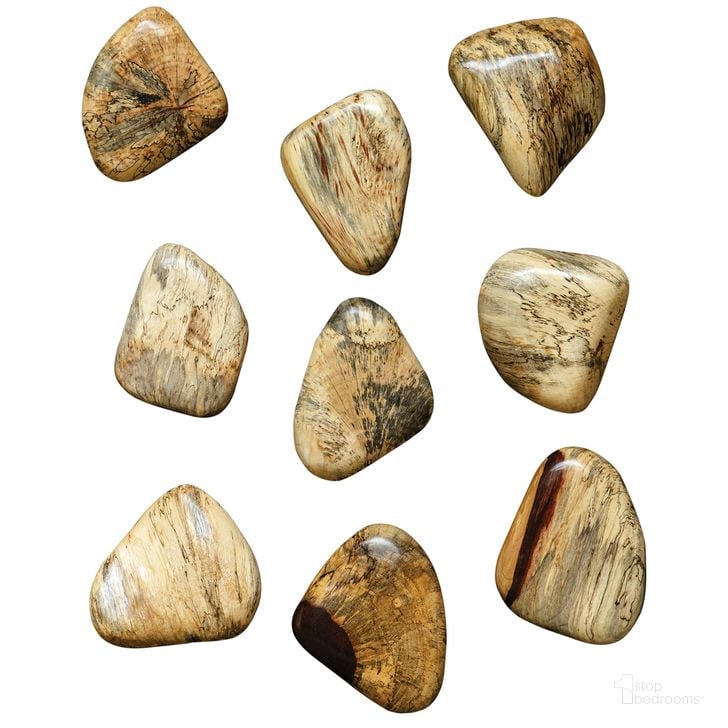 The appearance of Uttermost Pebbles Blonde Wood Wall Decor Set Of 9 designed by Uttermost in the modern / contemporary interior design. This pebble piece of furniture  was selected by 1StopBedrooms from Pebbles Collection to add a touch of cosiness and style into your home. Sku: 04324. Material: Wood. Product Type: Wall Decor. Image1