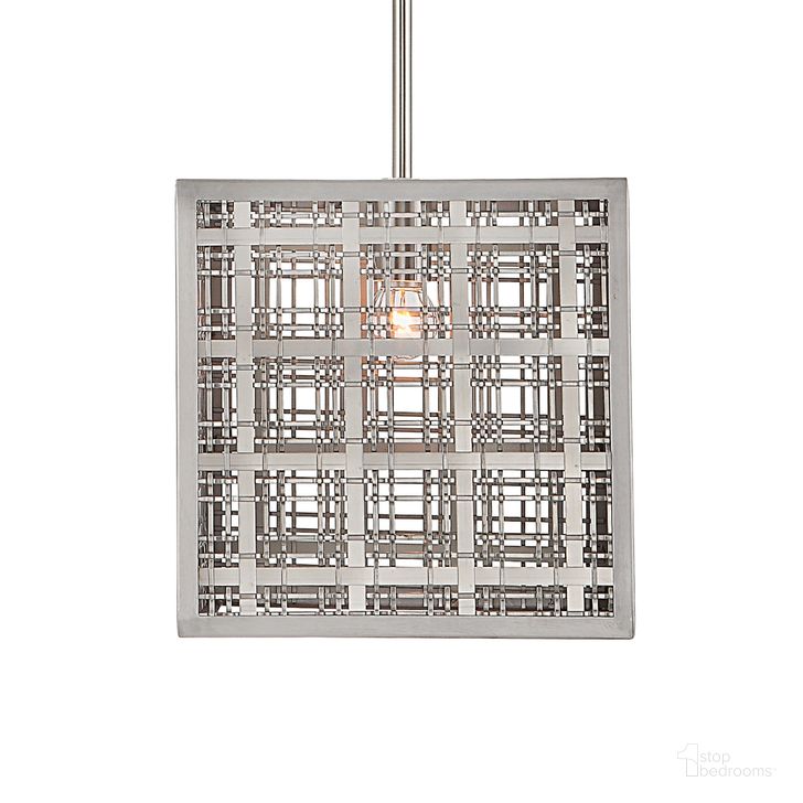 The appearance of Uttermost Pendleton 1 Light Nickel Pendant designed by Uttermost in the modern / contemporary interior design. This nickel piece of furniture  was selected by 1StopBedrooms from Pendleton Collection to add a touch of cosiness and style into your home. Sku: 21569. Product Type: Pendant Lighting. Material: Iron. Image1