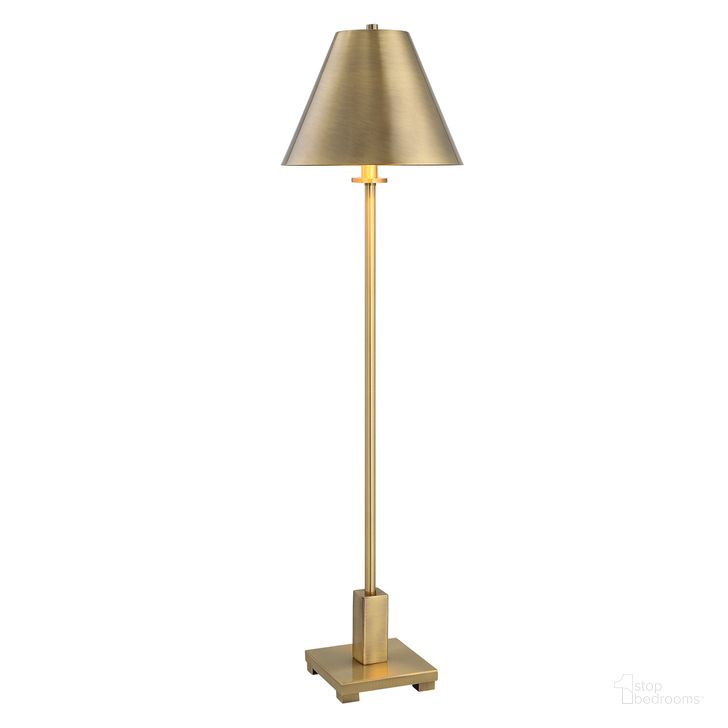 The appearance of Uttermost Pilot Brass Buffet Lamp designed by Uttermost in the modern / contemporary interior design. This brass piece of furniture  was selected by 1StopBedrooms from Pilot Collection to add a touch of cosiness and style into your home. Sku: 30154-1. Material: Metal. Product Type: Buffet Lamp. Image1