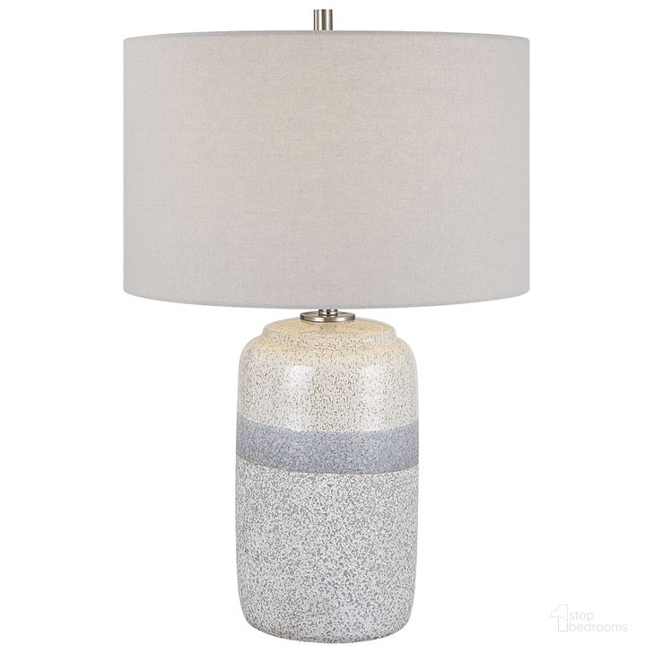 The appearance of Uttermost Pinpoint Specked Table Lamp designed by Uttermost in the modern / contemporary interior design. This gray piece of furniture  was selected by 1StopBedrooms from Pinpoint Collection to add a touch of cosiness and style into your home. Sku: 30054-1. Material: Steel. Product Type: Table Lamp. Image1