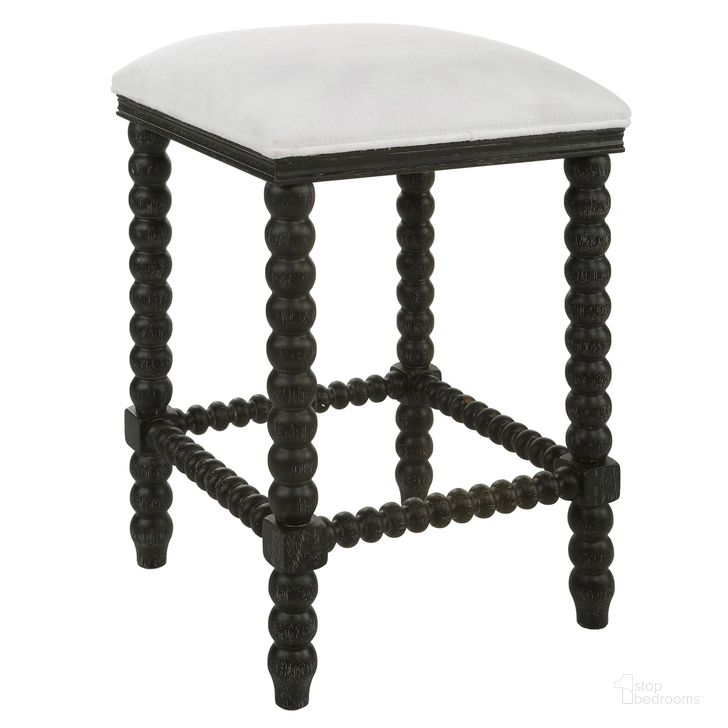 The appearance of Uttermost Pryce Black Backless Counter Stool designed by Uttermost in the modern / contemporary interior design. This black piece of furniture  was selected by 1StopBedrooms from Pryce Collection to add a touch of cosiness and style into your home. Sku: 23684. Product Type: Barstool. Material: Rubberwood. Image1