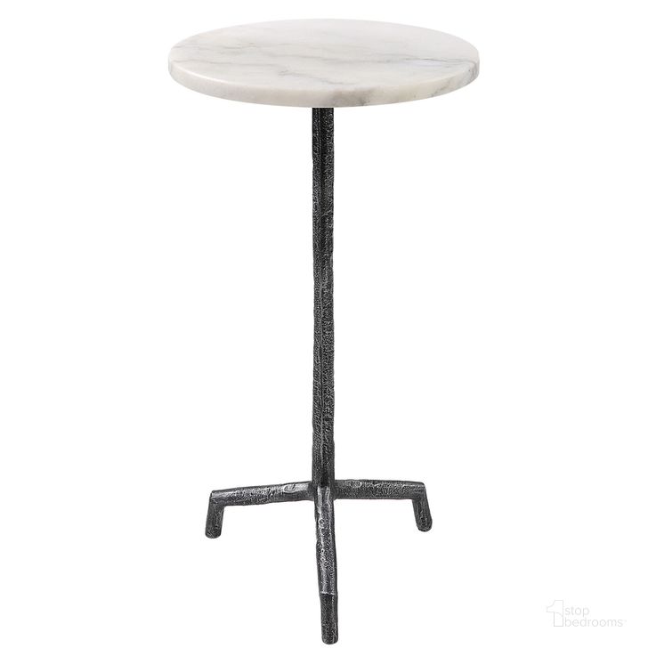 The appearance of Uttermost Puritan White Marble Drink Table designed by Uttermost in the modern / contemporary interior design. This white piece of furniture  was selected by 1StopBedrooms from Puritan Collection to add a touch of cosiness and style into your home. Sku: 22897. Material: Marble. Product Type: Accent Table. Image1