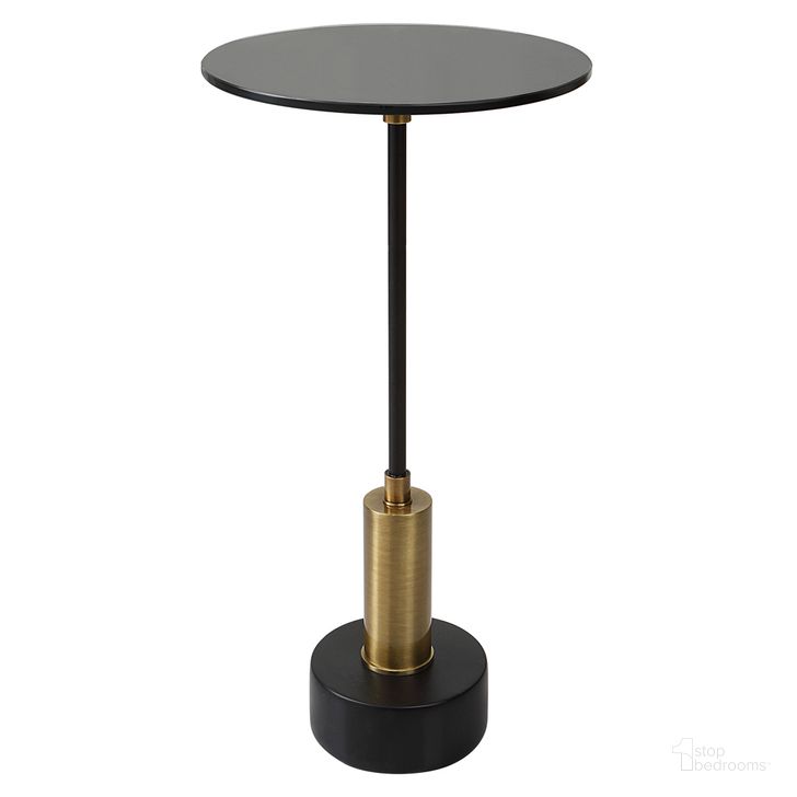 The appearance of Uttermost Spector Modern Accent Table designed by Uttermost in the modern / contemporary interior design. This black piece of furniture  was selected by 1StopBedrooms from Spector Collection to add a touch of cosiness and style into your home. Sku: 25242. Product Type: Accent Table. Material: MDF. Image1