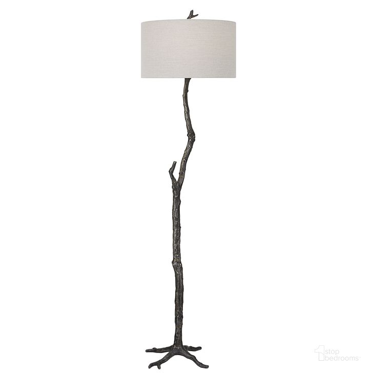 The appearance of Uttermost Spruce Rustic Floor Lamp designed by Uttermost in the transitional interior design. This rustic piece of furniture  was selected by 1StopBedrooms from Spruce Collection to add a touch of cosiness and style into your home. Sku: 30063. Product Type: Floor Lamp. Material: Iron. Image1