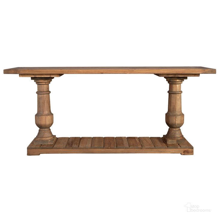 The appearance of Uttermost Stratford Rustic Console designed by Uttermost in the modern / contemporary interior design. This wood piece of furniture  was selected by 1StopBedrooms from Stratford Collection to add a touch of cosiness and style into your home. Sku: 24250. Material: Wood. Product Type: Console. Image1