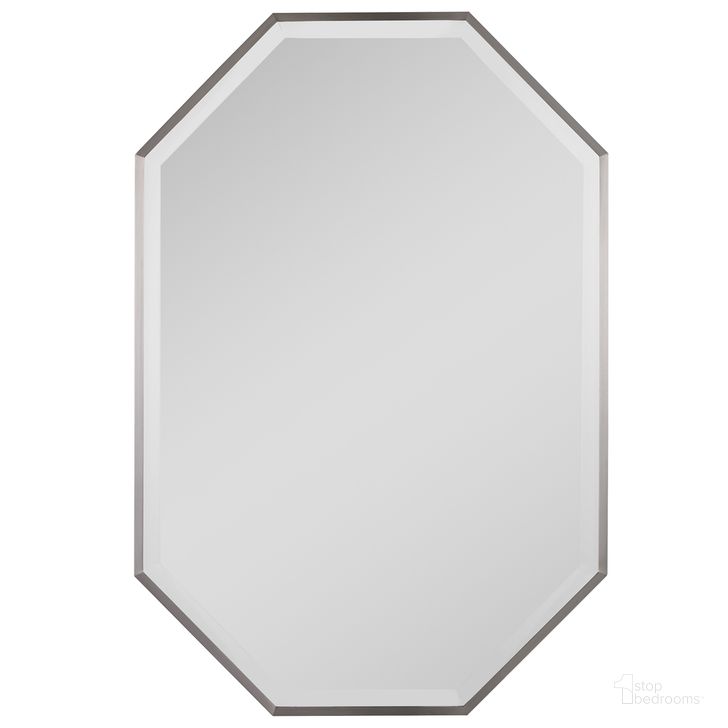 The appearance of Uttermost Stuartson Octagon Vanity Mirror designed by Uttermost in the traditional interior design. This nickel piece of furniture  was selected by 1StopBedrooms from Stuart Collection to add a touch of cosiness and style into your home. Sku: 09653. Material: MDF. Product Type: Vanity Mirror. Image1