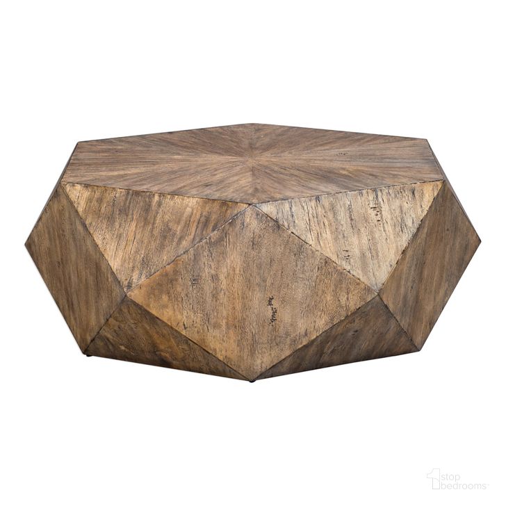 The appearance of Uttermost Volker Honey Coffee Table designed by Uttermost in the modern / contemporary interior design. This wood piece of furniture  was selected by 1StopBedrooms from Volker Collection to add a touch of cosiness and style into your home. Sku: 25423. Product Type: Coffee Table. Material: MDF. Image1