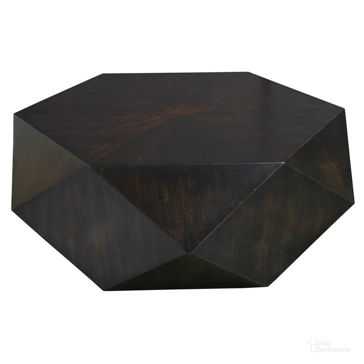 The appearance of Uttermost Volker Small Black Coffee Table designed by Uttermost in the modern / contemporary interior design. This black piece of furniture  was selected by 1StopBedrooms from Volker Collection to add a touch of cosiness and style into your home. Sku: 25491. Product Type: Coffee Table. Material: MDF. Image1