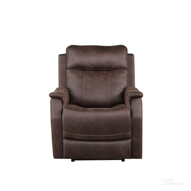The appearance of Valencia Power Reclining Chair In Brown designed by Steve Silver in the  interior design. This brown piece of furniture  was selected by 1StopBedrooms from Valencia Collection to add a touch of cosiness and style into your home. Sku: VA950RW. Product Type: Recliner. Material: MDF. Image1