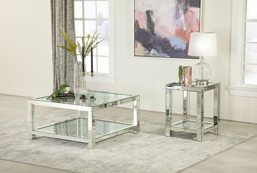 The appearance of Valentina White Occasional Table Set designed by Coaster in the modern / contemporary interior design. This silver piece of furniture  was selected by 1StopBedrooms from Valentina Collection to add a touch of cosiness and style into your home. Sku: 736218;736217. Material: Glass. Product Type: Occasional Table Set. Image1