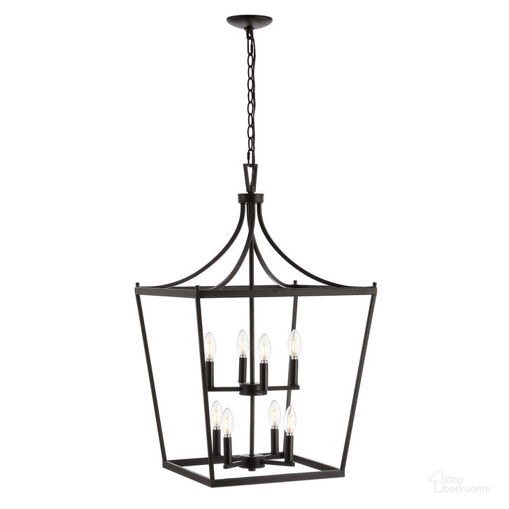 The appearance of Vallor 8Lt Pendant PND4092A designed by Safavieh in the modern / contemporary interior design. This oil rubbed bronze finsh piece of furniture  was selected by 1StopBedrooms from Vallor Collection to add a touch of cosiness and style into your home. Sku: PND4092A. Product Type: Pendant Lighting. Image1