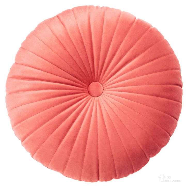 The appearance of Vallory Pillow in Coral designed by Safavieh in the modern / contemporary interior design. This coral piece of furniture  was selected by 1StopBedrooms from Vallory Collection to add a touch of cosiness and style into your home. Sku: PLS7213C-16R. Material: Polyester. Product Type: Pillow. Image1