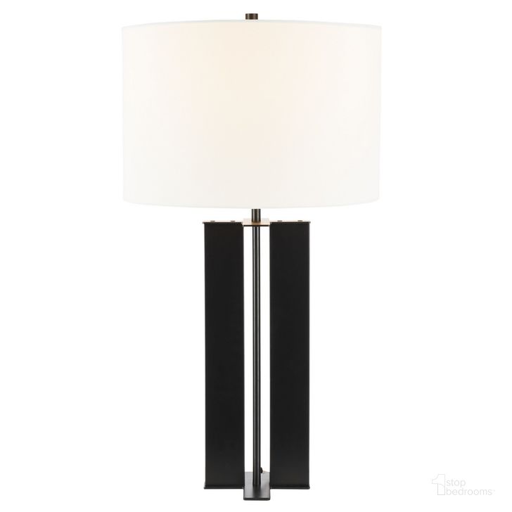 The appearance of Vanya Table Lamp in Black designed by Safavieh in the modern / contemporary interior design. This black piece of furniture  was selected by 1StopBedrooms from Vanya Collection to add a touch of cosiness and style into your home. Sku: TBL7024B. Material: Steel. Product Type: Table Lamp. Image1