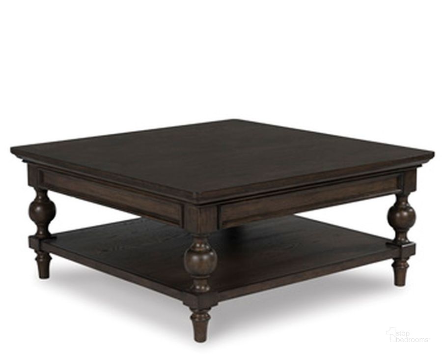 The appearance of Veramond Coffee Table In Dark Brown designed by Signature Design by Ashley in the traditional interior design. This dark brown piece of furniture  was selected by 1StopBedrooms from Veramond Collection to add a touch of cosiness and style into your home. Sku: T694-8. Product Type: Coffee Table.