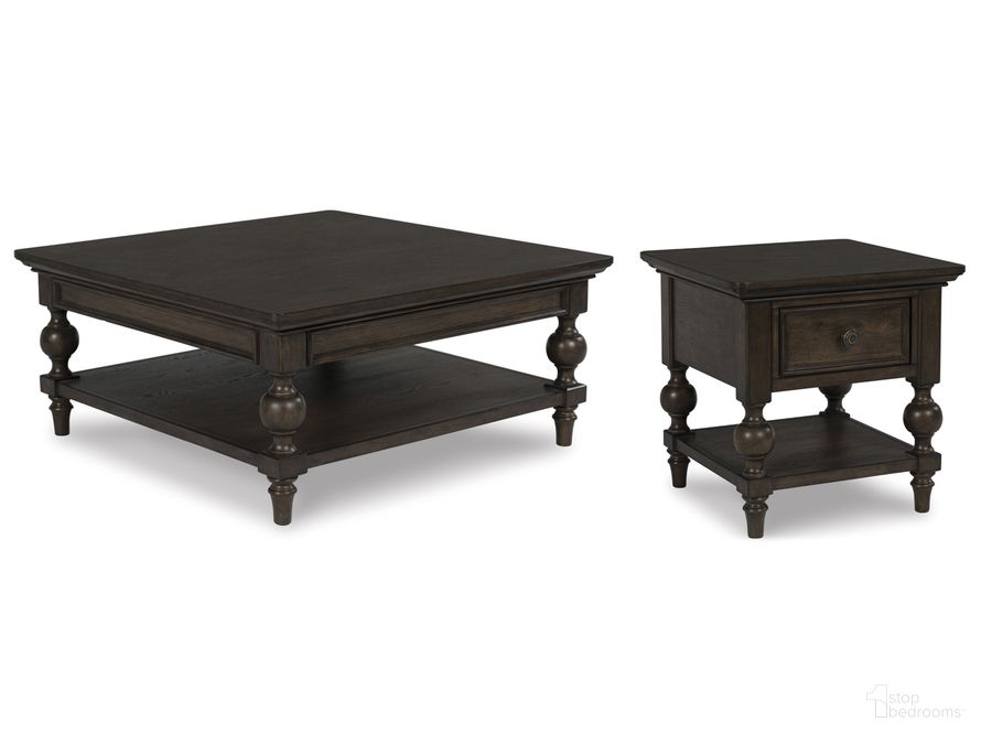 The appearance of Veramond Occasional Table Set In Dark Brown designed by Signature Design by Ashley in the traditional interior design. This dark brown piece of furniture  was selected by 1StopBedrooms from Veramond Collection to add a touch of cosiness and style into your home. Sku: T694-8;T694-2. Material: Wood. Product Type: Occasional Table Set. Image1