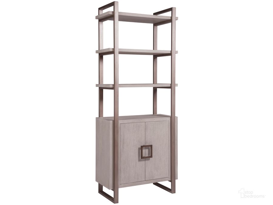 The appearance of Vertex Bianco Bookcase designed by Artistica Home in the industrial interior design. This gray piece of furniture  was selected by 1StopBedrooms from Vertex Collection to add a touch of cosiness and style into your home. Sku: 01-2004-991-40. Product Type: Standard Bookcase. Image1
