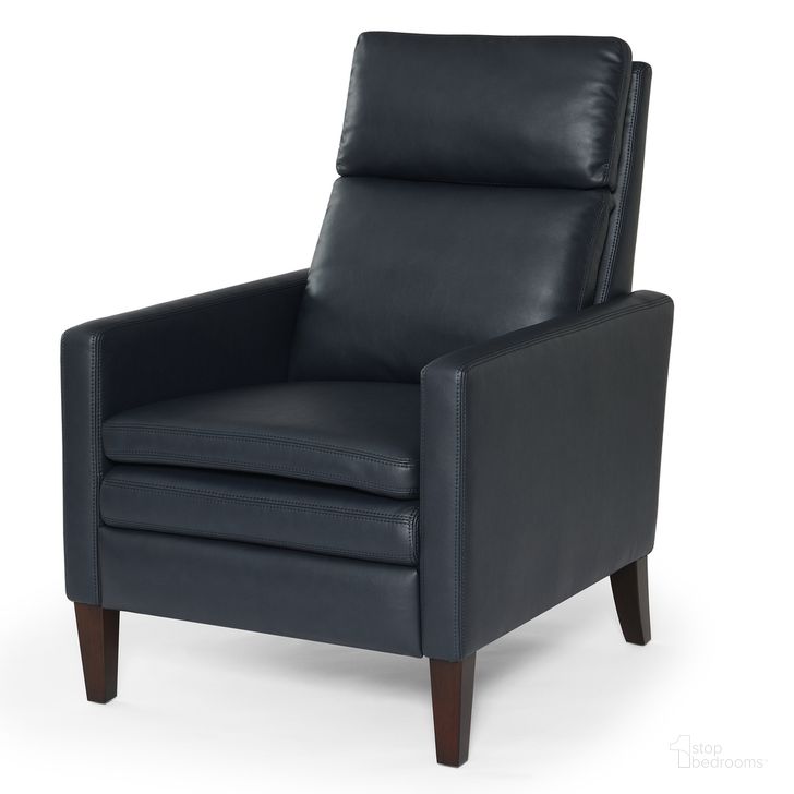 The appearance of Vicente Faux Leather Push Back Recliner In Midnight Blue designed by Comfort Pointe in the  interior design. This midnight blue piece of furniture  was selected by 1StopBedrooms from Vicente Collection to add a touch of cosiness and style into your home. Sku: 8081-14. Product Type: Recliner. Material: Plywood. Image1