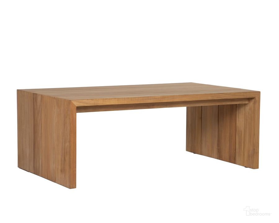 The appearance of Viga Coffee Table In Natural designed by Sunpan in the modern / contemporary interior design. This natural piece of furniture  was selected by 1StopBedrooms from Viga Collection to add a touch of cosiness and style into your home. Sku: 109521. Material: Wood. Product Type: Outdoor Table. Image1