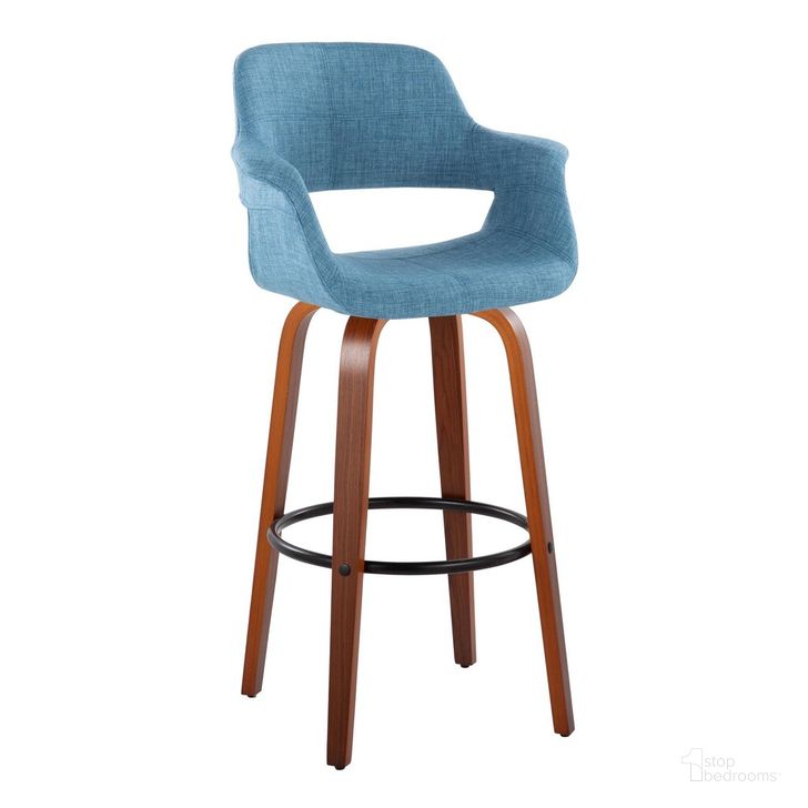 The appearance of Vintage Flair 30 Inch Fixed Height Barstool Set of 2 In Black designed by Lumisource in the transitional interior design. This blue piece of furniture  was selected by 1StopBedrooms from Vintage Flair Collection to add a touch of cosiness and style into your home. Sku: B30-VFL-GRTZQ2 WLBU2. Material: Wood. Product Type: Barstool. Image1
