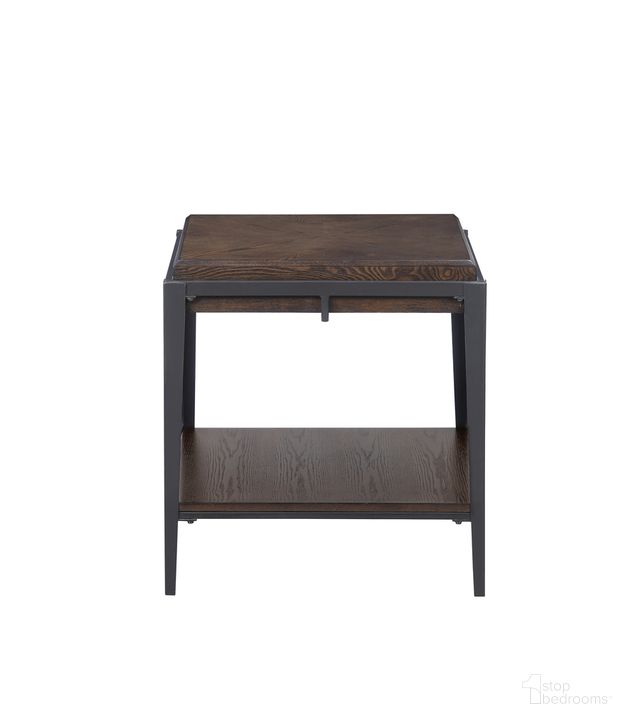 The appearance of Waco End Table designed by Steve Silver in the transitional interior design. This espresso piece of furniture  was selected by 1StopBedrooms from Waco Collection to add a touch of cosiness and style into your home. Sku: WC100E. Material: Wood. Product Type: End Table. Image1