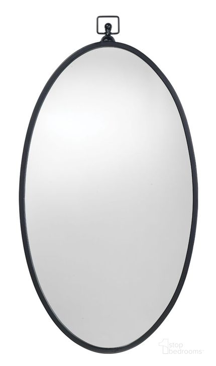 The appearance of Wade Mirror designed by Jamie Young Company in the traditional interior design. This black piece of furniture  was selected by 1StopBedrooms from Wade Collection to add a touch of cosiness and style into your home. Sku: LSWADEBK. Material: Metal. Product Type: Accent Mirror. Image1