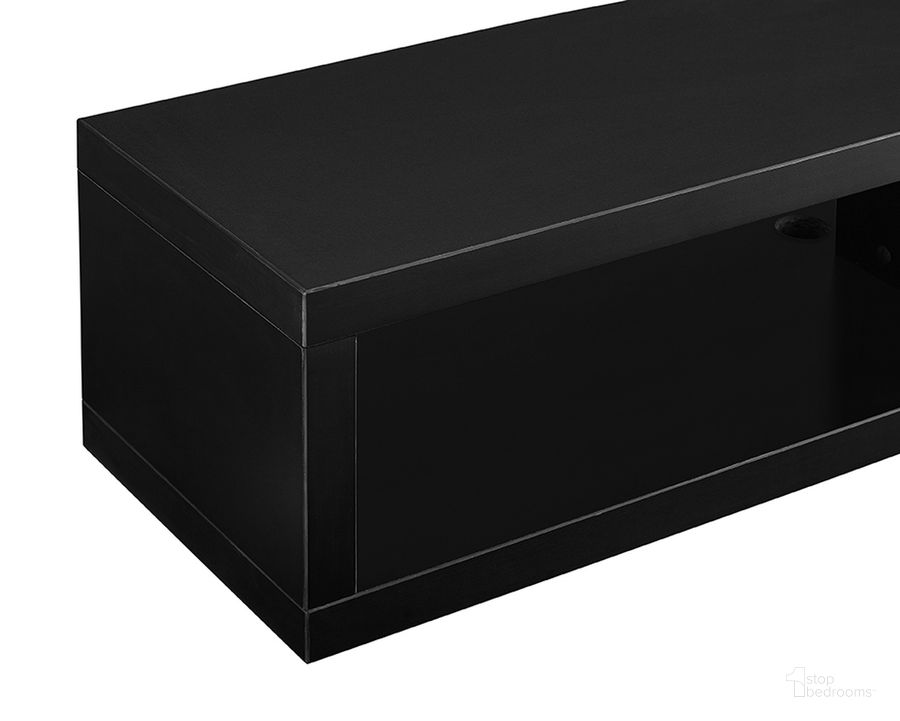 The appearance of Wall Mounted 48 Inch TV Console Entertainment Center In Black designed by Martin Furniture in the modern / contemporary interior design. This black piece of furniture  was selected by 1StopBedrooms from Wallmounts Collection to add a touch of cosiness and style into your home. Sku: IMSE350BK. Product Type: TV Console. Material: Laminate. Image1