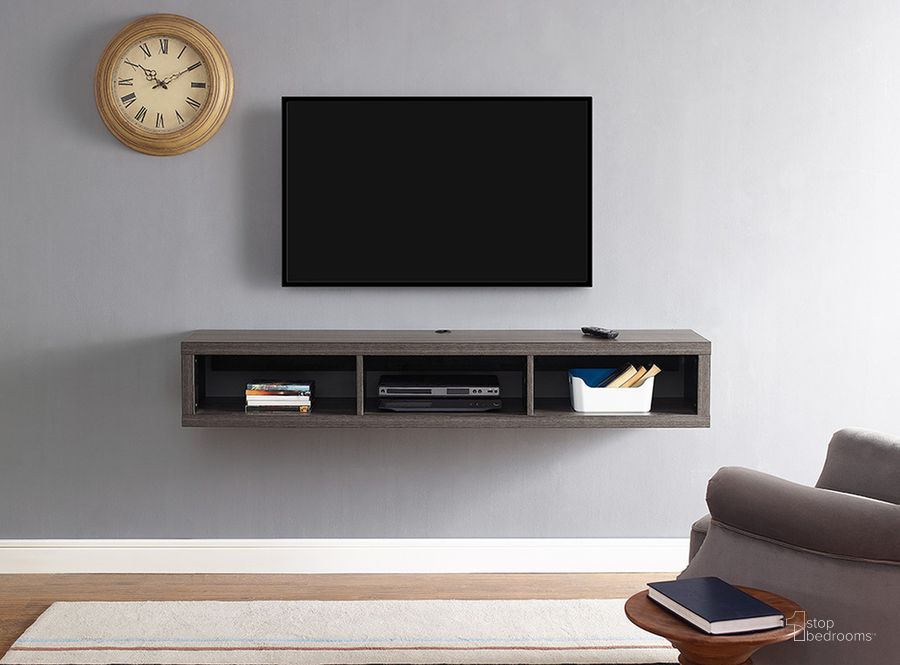 The appearance of Wall Mounted 60 Inch TV Console Entertainment Center In Walnut designed by Martin Furniture in the modern / contemporary interior design. This walnut piece of furniture  was selected by 1StopBedrooms from Wallmounts Collection to add a touch of cosiness and style into your home. Sku: IMSE360S. Product Type: TV Console. Material: Laminate.