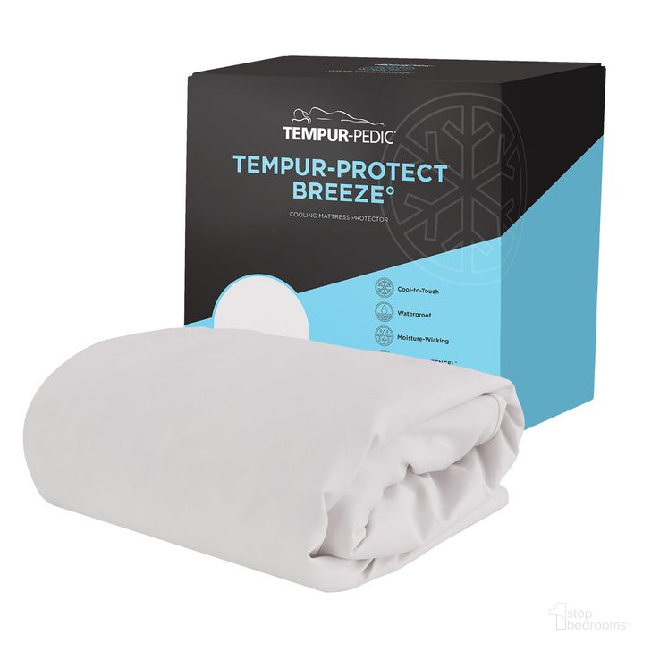 The appearance of Waterproof California King Fitted Mattress Protector designed by Tempur-Pedic in the modern / contemporary interior design. This white piece of furniture  was selected by 1StopBedrooms from Advanced Performance Collection to add a touch of cosiness and style into your home. Sku: 45713180. Material: Polyester. Size: California King. Product Type: Mattress Protector. Image1