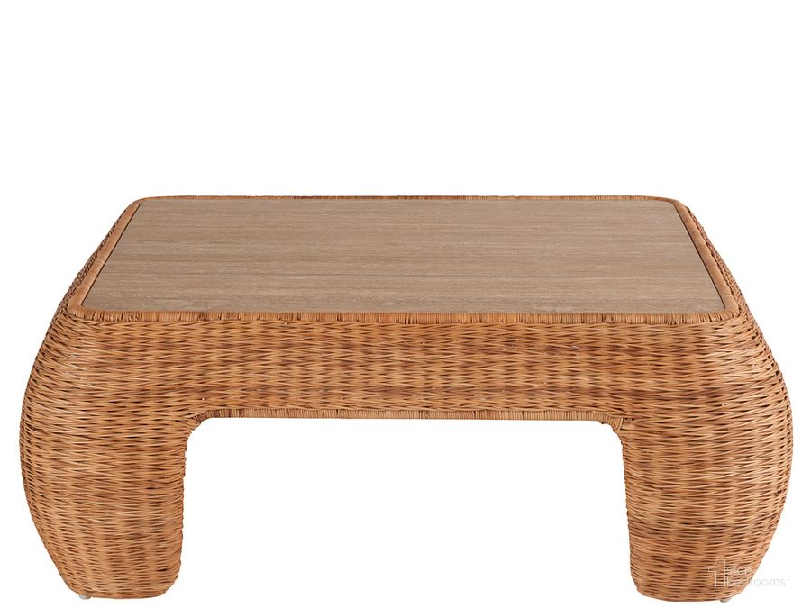 The appearance of Weekender Havasu Cocktail Table In Rattan designed by Universal in the modern / contemporary interior design. This rattan piece of furniture  was selected by 1StopBedrooms from Weekender Collection to add a touch of cosiness and style into your home. Sku: U330819. Product Type: Cocktail Table. Material: Rattan. Image1