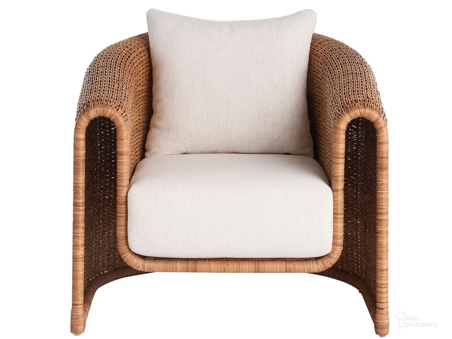 The appearance of Weekender Key Largo Lounge Chair In Rattan designed by Universal in the modern / contemporary interior design. This rattan piece of furniture  was selected by 1StopBedrooms from Weekender Collection to add a touch of cosiness and style into your home. Sku: U330835. Material: Fabric. Product Type: Lounge Chair. Image1