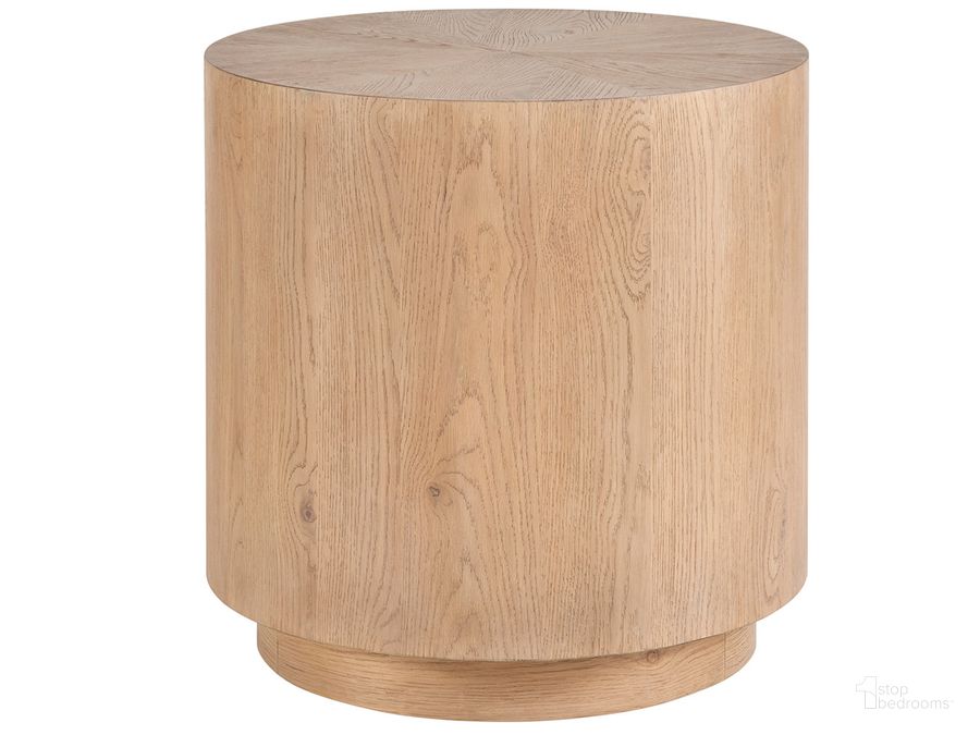 The appearance of Weekender Weekender End Table In Sand Dune designed by Universal in the modern / contemporary interior design. This sand dune piece of furniture  was selected by 1StopBedrooms from Weekender Collection to add a touch of cosiness and style into your home. Sku: U330825. Material: Wood. Product Type: End Table.