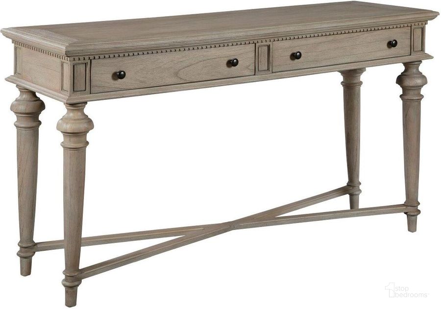 Wellington Hall Driftwood Rectangle Pedestal Occasional Table Set by ...