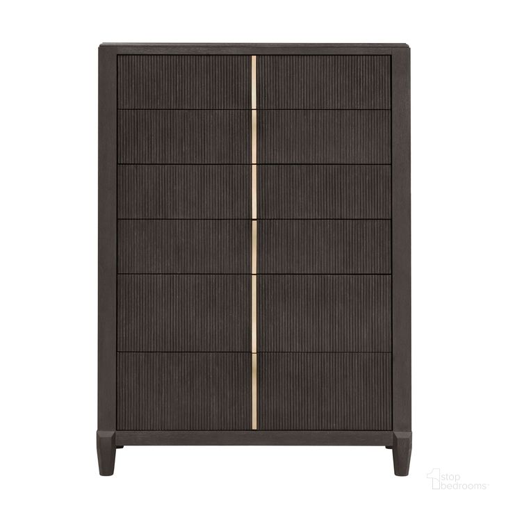 The appearance of West End Loft 6-Drawer Chest In Brown designed by Pulaski in the transitional interior design. This brown piece of furniture  was selected by 1StopBedrooms from West End Collection to add a touch of cosiness and style into your home. Sku: P361124. Product Type: Chest. Material: Rubberwood. Image1