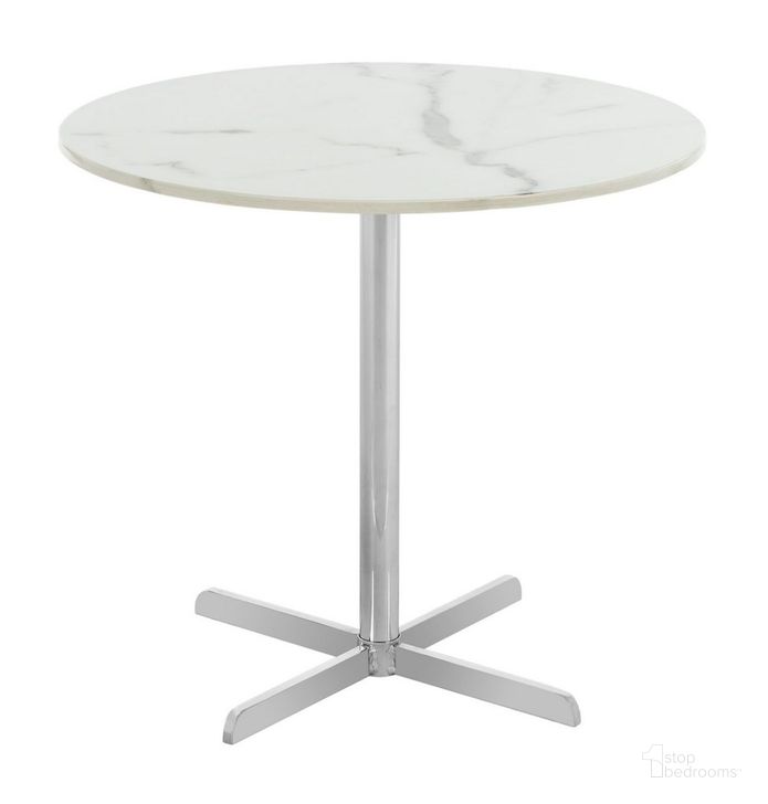 The appearance of Winnie Round Side Table designed by Safavieh in the modern / contemporary interior design. This white piece of furniture  was selected by 1StopBedrooms from Winnie Collection to add a touch of cosiness and style into your home. Sku: ACC6200B. Material: Metal. Product Type: Accent Table. Image1