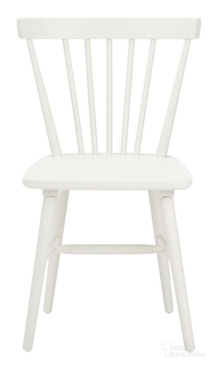 The appearance of Winona Spindle Back Dining Chair DCH8500C Set of 2 designed by Safavieh in the transitional interior design. This off white piece of furniture  was selected by 1StopBedrooms from Winona Collection to add a touch of cosiness and style into your home. Sku: DCH8500C-SET2. Material: Steel. Product Type: Dining Chair. Image1