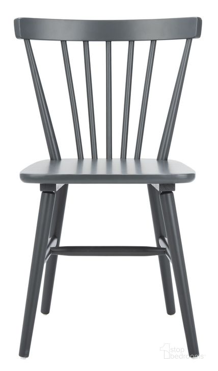 The appearance of Winona Spindle Back Dining Chair DCH8500E Set of 2 designed by Safavieh in the transitional interior design. This grey piece of furniture  was selected by 1StopBedrooms from Winona Collection to add a touch of cosiness and style into your home. Sku: DCH8500E-SET2. Material: Steel. Product Type: Dining Chair. Image1