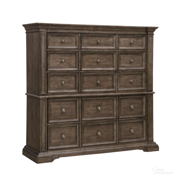 The appearance of Woodbury 15-Drawer Master Chest In Cowboy Boots Brown designed by Pulaski in the traditional interior design. This brown piece of furniture  was selected by 1StopBedrooms from Woodbury Collection to add a touch of cosiness and style into your home. Sku: P351127;P351128. Product Type: Chest. Material: Rubberwood. Image1