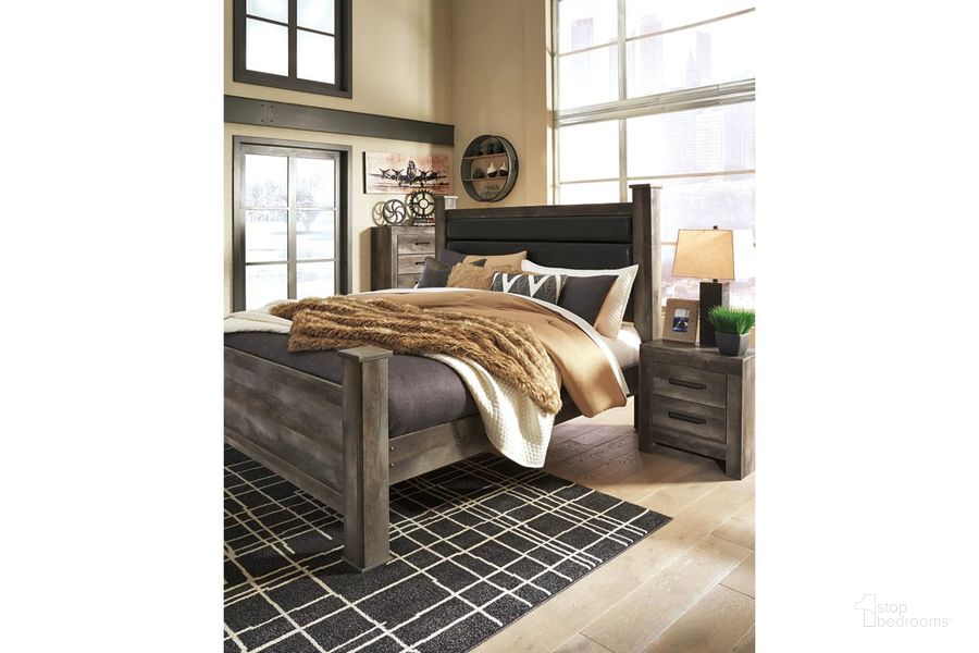 Wynnlow King Upholstered Poster Headboard Panel